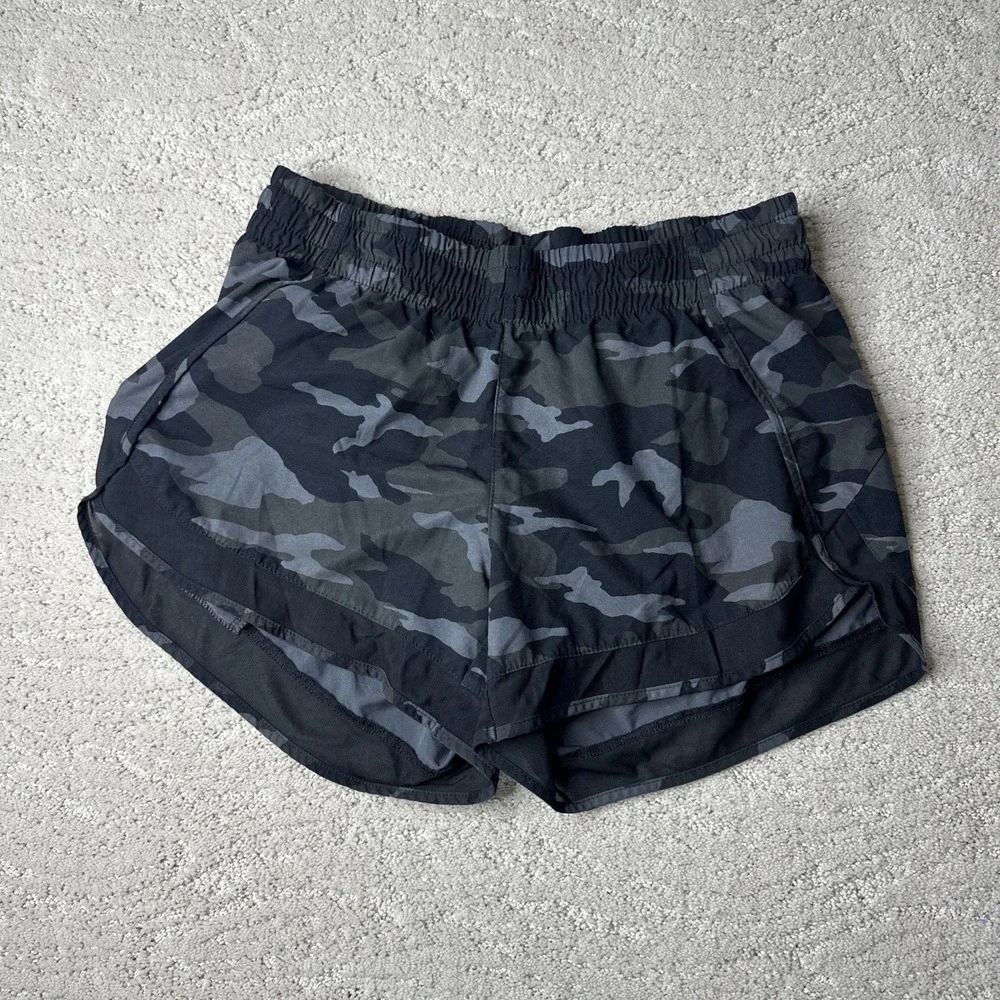 Women's Athleta Small Printed Mesh‎ Racer Run Short 4