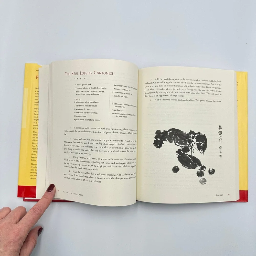 Potsticker‎ Chronicles Berman 2004 Hardcover First Edition Wiley Chinese Food DJ