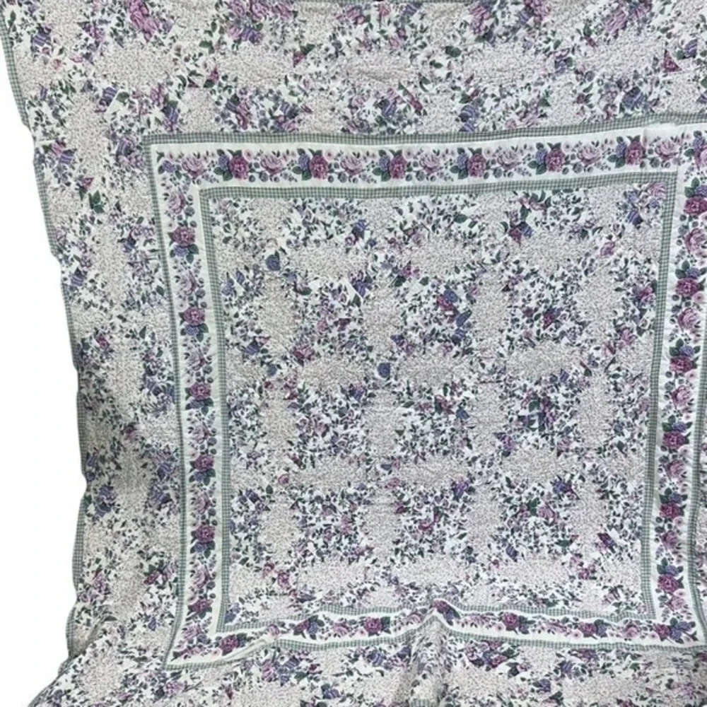 Vintage purple green