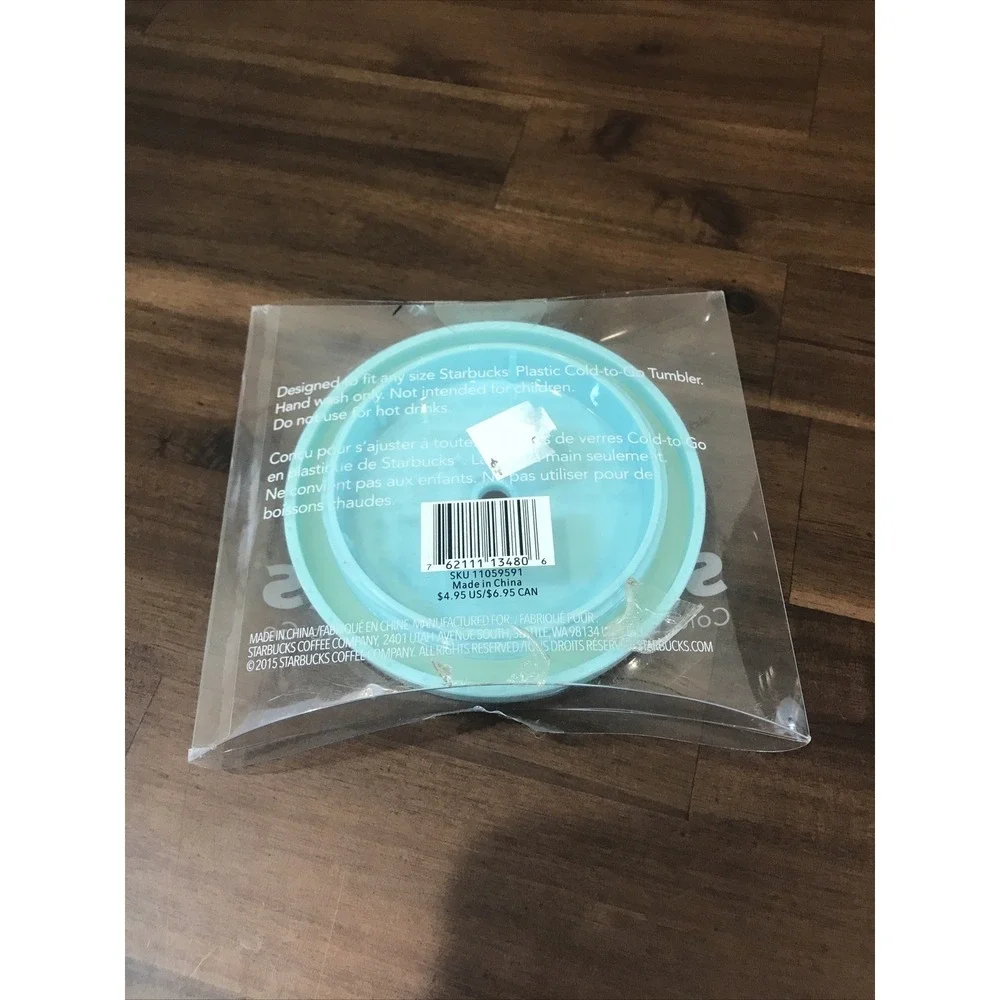 Starbucks teal cold