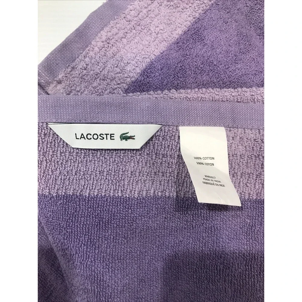 Lacoste textured purple