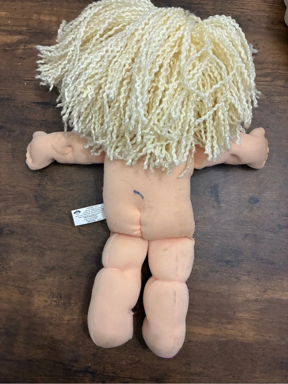 Cabbage Patch Kids have marker