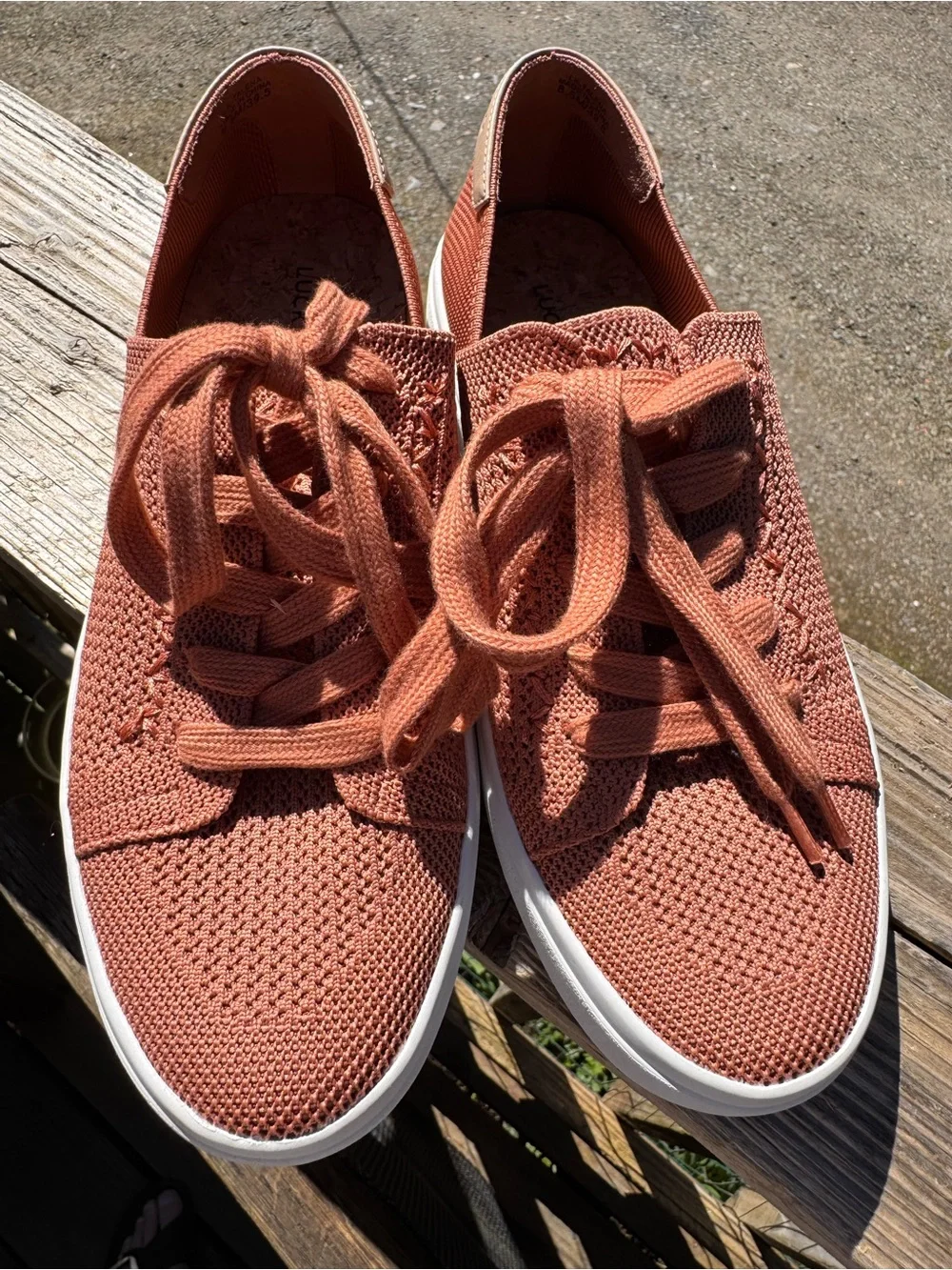 Lucky Brand knit upper