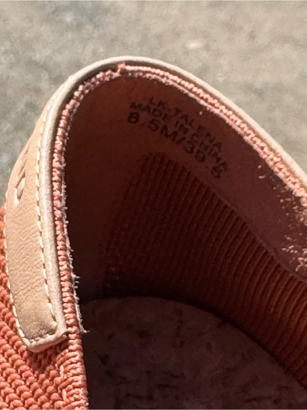 Lucky Brand knit upper