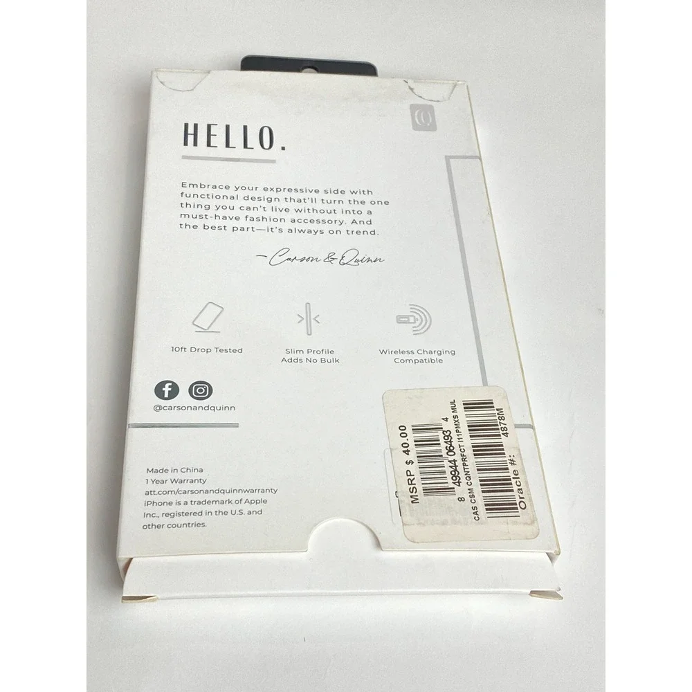 iPhone 11 Pro Max / XS Phone‎ Case Rose And Silver Slim Profile Drop Tested
