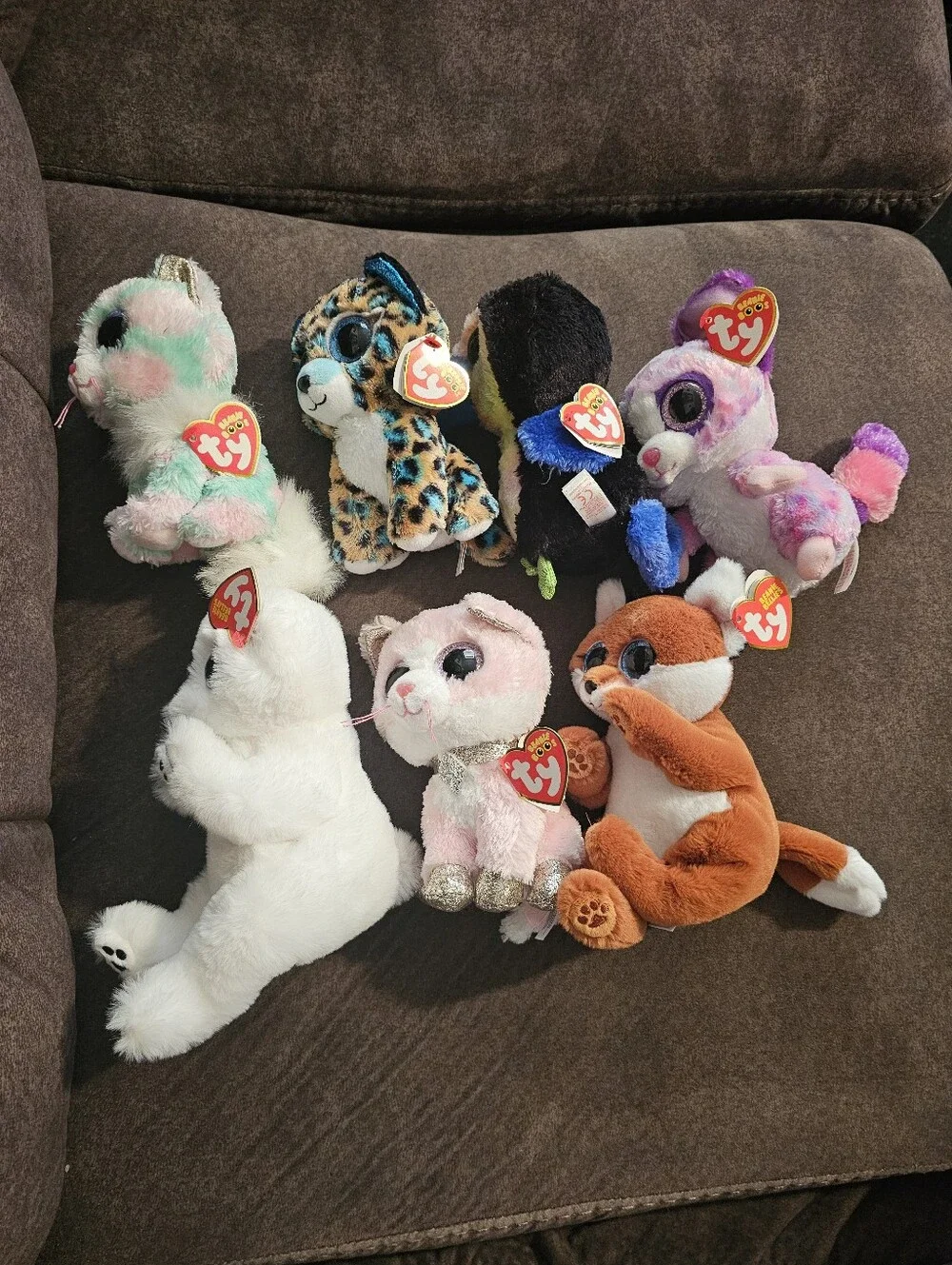 Ty Multicolor Plush Small 6in Pets Collection