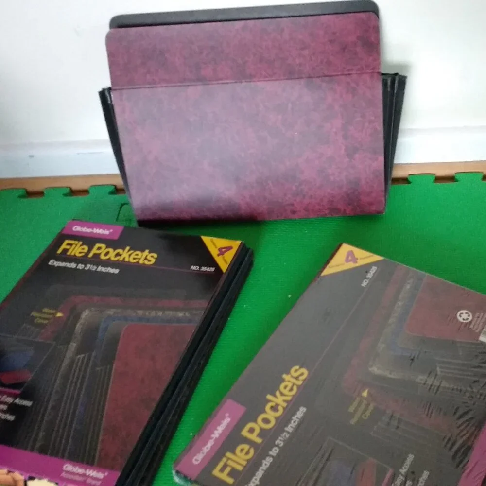 Globe Weis File Pockets expand to 3.5
