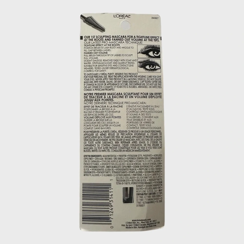 L'Oreal‎ Paris Voluminous Butterfly Sculpt Mascara 873 Blackest Black