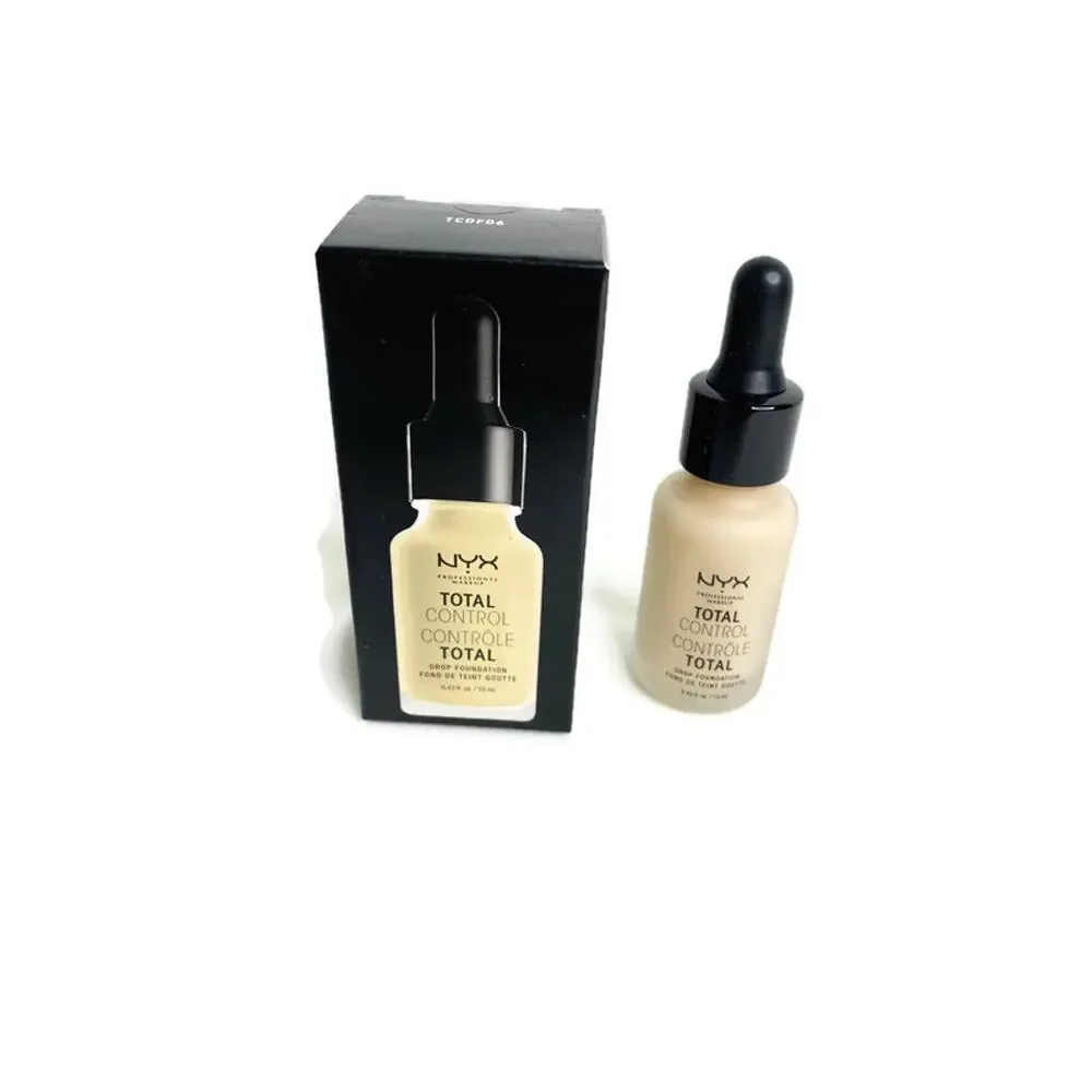 NYX Total Control Drop Foundation Vanilla TCDF06 0.43 fl oz‎ New In Box