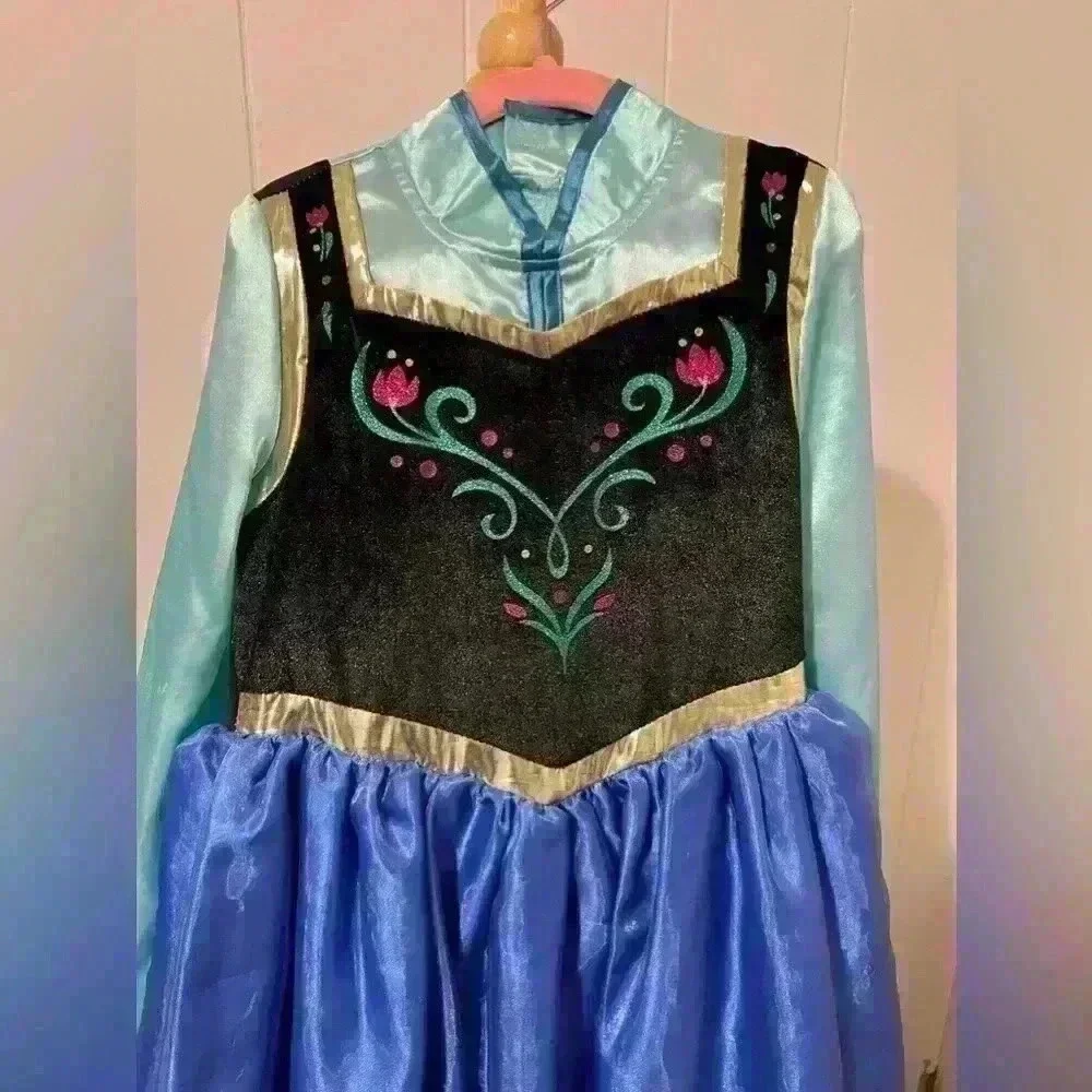 Frozen‎ Anna Disney Princess Costume Girls 5 6 Small Ana Halloween