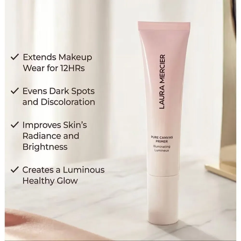 LAURA MERCIER - NIB Pure Canvas Primer in Illuminating, .5 fl. oz.