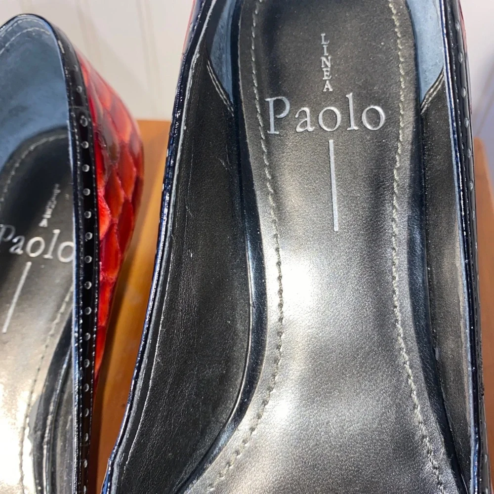 Linea Paolo snake print shoes‎ 7.5 narrow