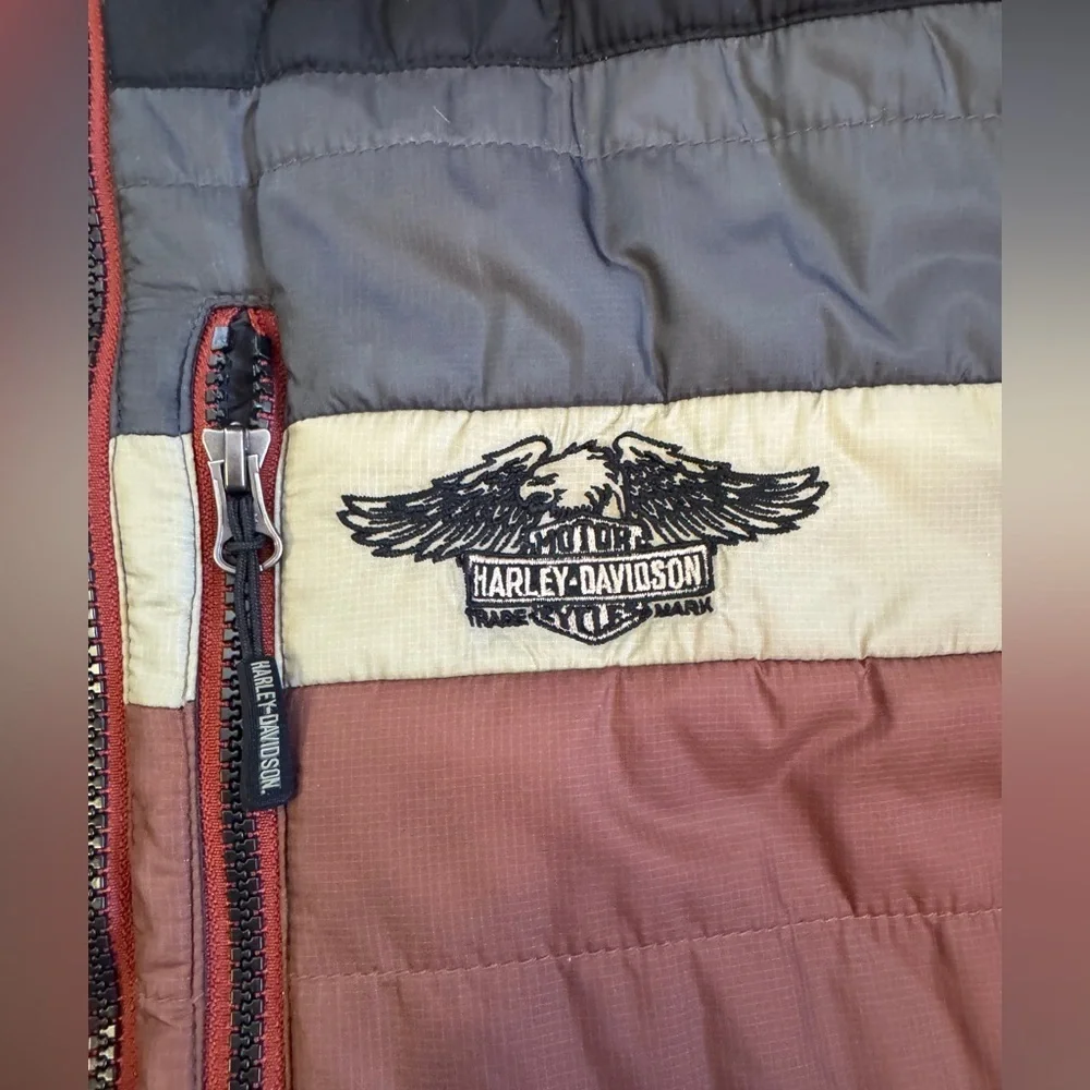 Harley-Davidson puffer tan