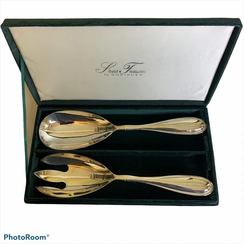 Godinger Silver Treasures Vintage Silverplated Set