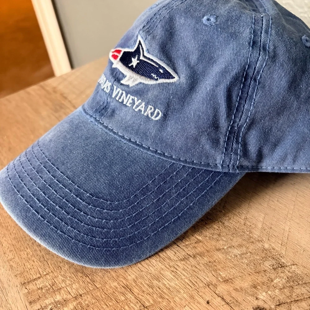 Martha's Vineyard, Patriots Blue Adjustable Hat, Cap, New England, Ocean hat