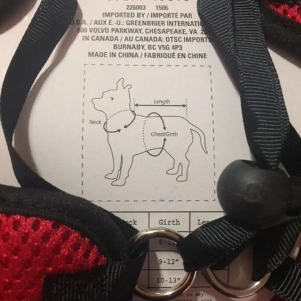 N/A dog harness