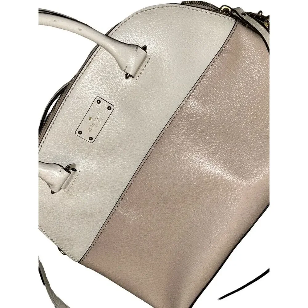 Kate‎ Spade Medium Light Pink and Cream Handbag Purse