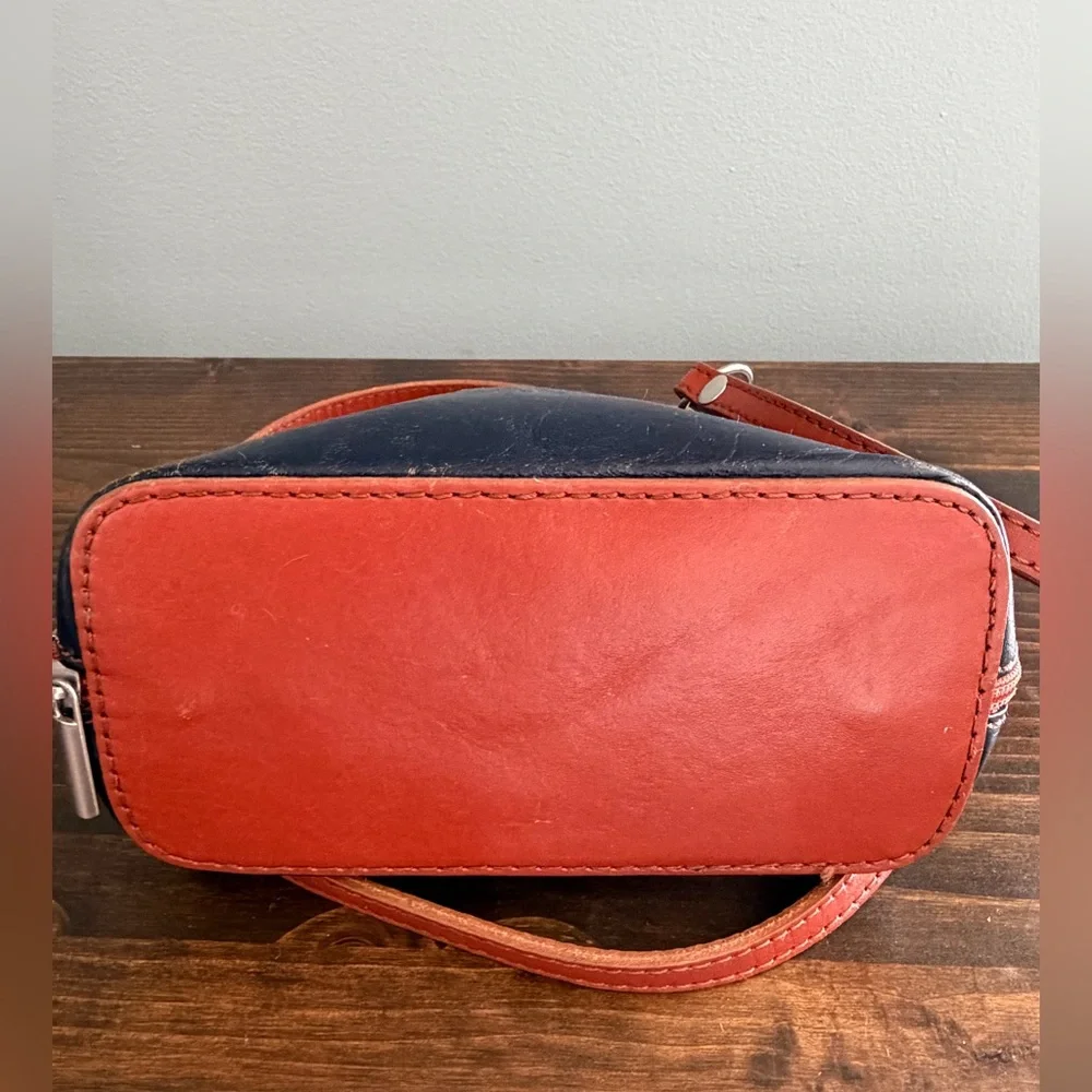 Italian Artisan navy leather