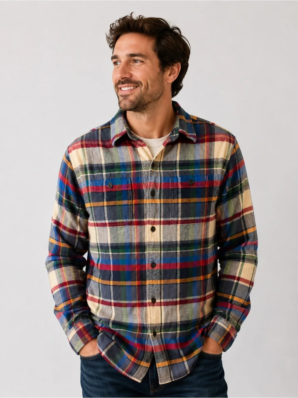 American Eagle Outfitters soft plaid