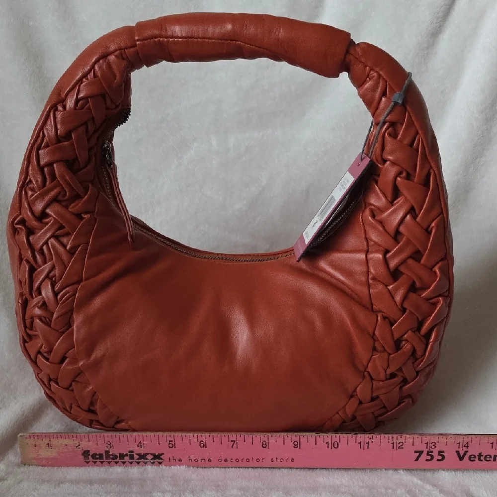 Vince Camuto Women's Tan‎ Woven Hobo Bag