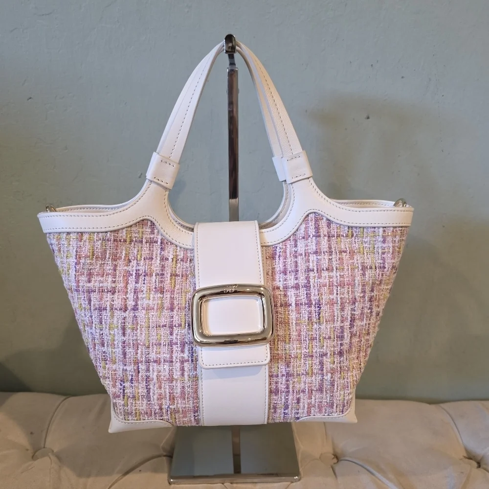 NWT Roger Vivier Choc Mini Shopping Bag