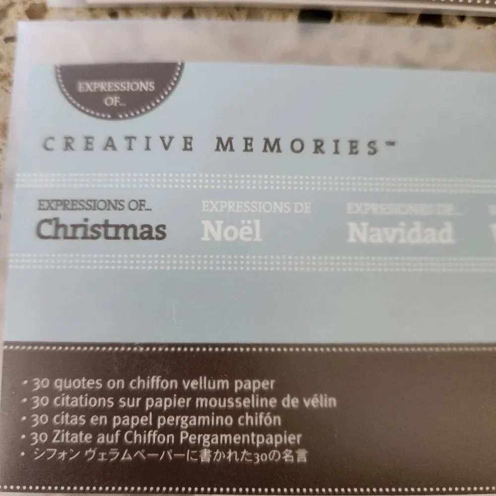 Creative Memories new package