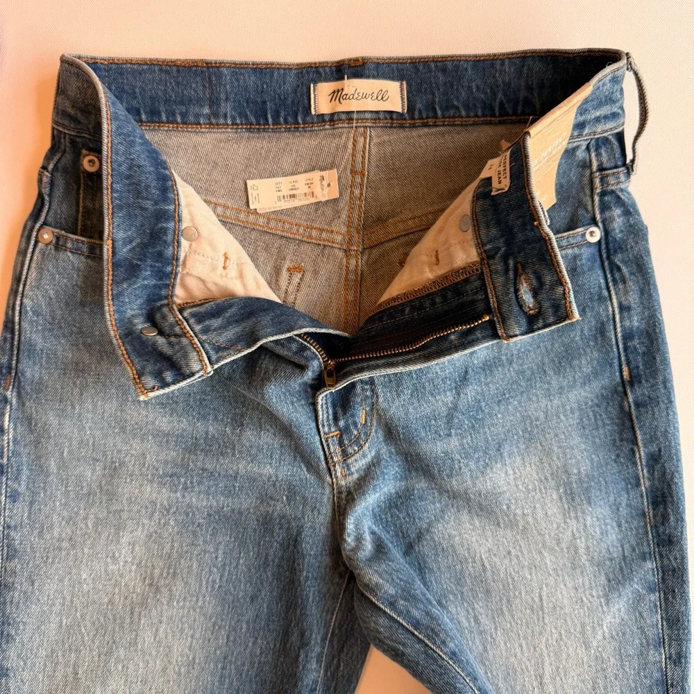 Madewell indigo leg elastane