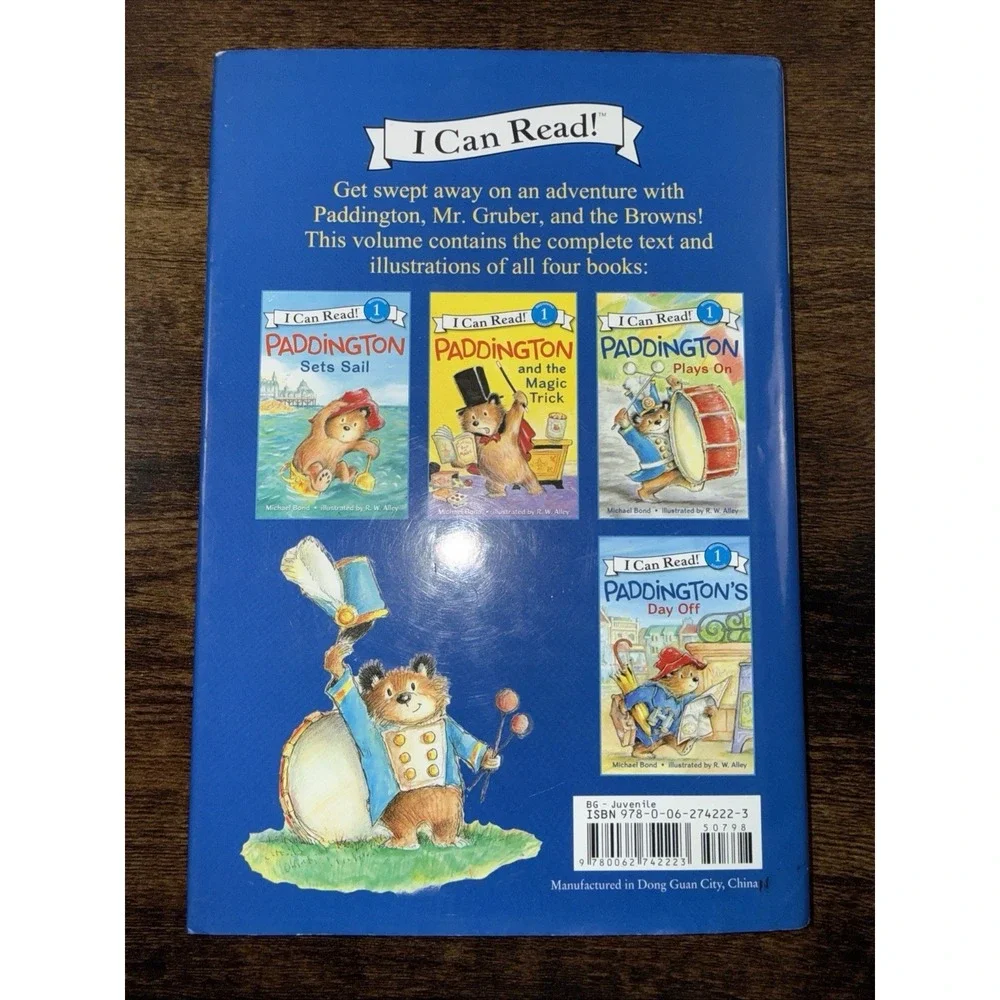 Adventures of Paddington I Can Read Level 1 4 Story Collection Michael Bond EUC!