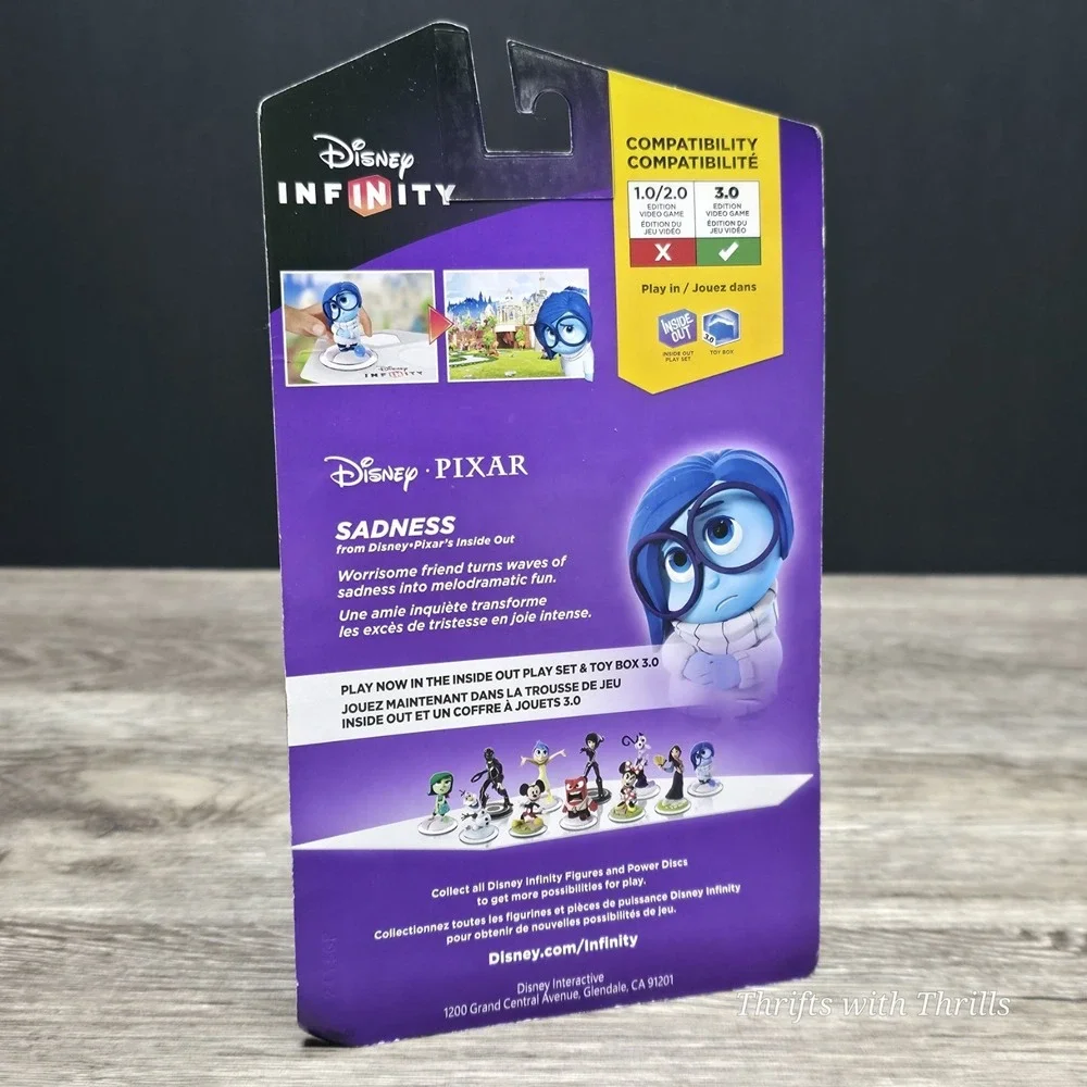Disney Infinity 3.0 - Sadness - Inside Out - Nintendo/Playstation/Xbox - New