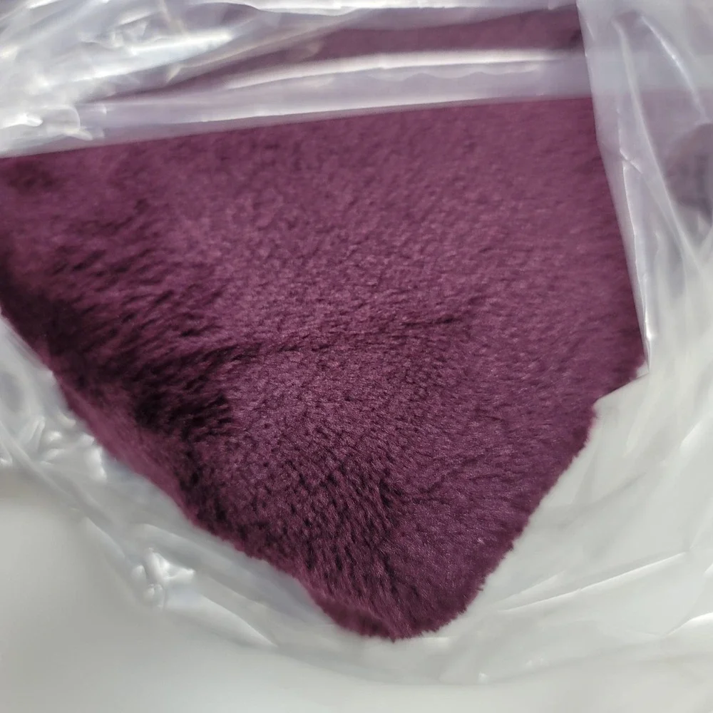 Soft &‎ Cozy Company Lightweight Plush Blanket 90x90 Plum Soft Cozy Warm Bedding