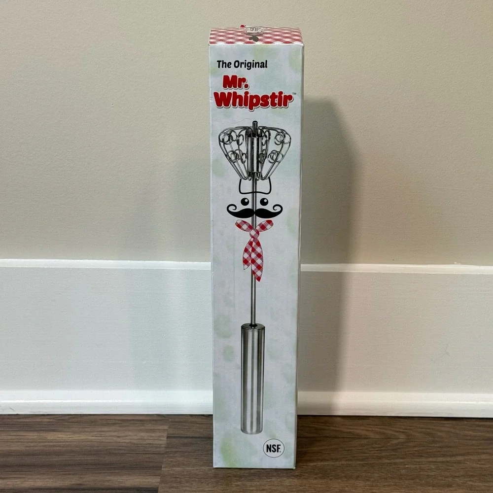 NIB The Original‎ Mr. Whipster Kitchen Whisk Hand Blender Mixer