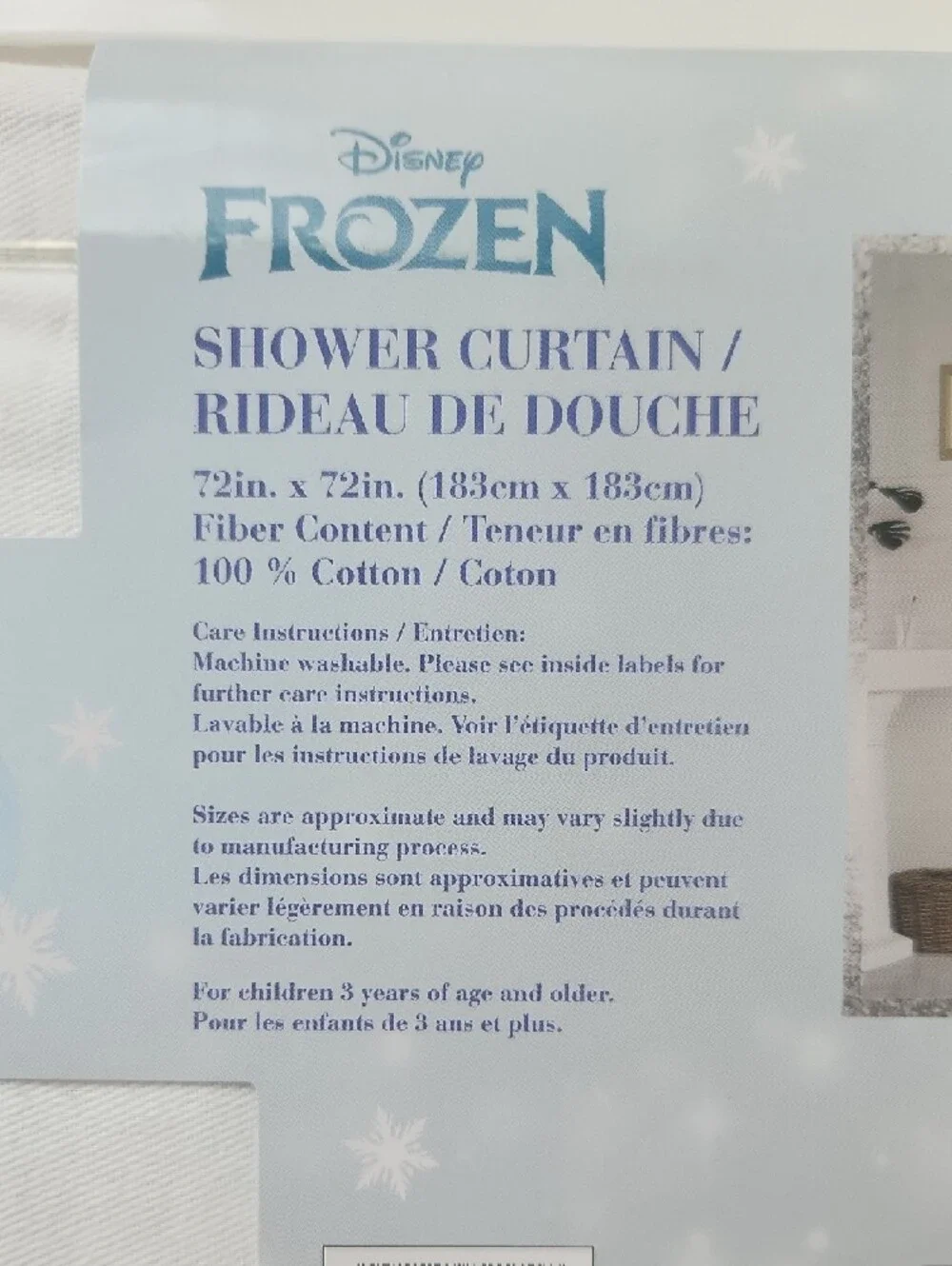 Disney frozen shower