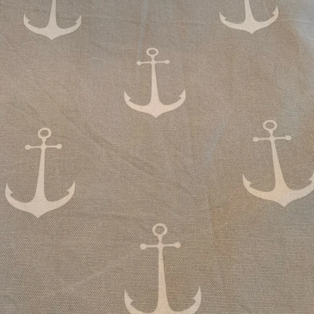 Anchor Print cloth Shower Curtain