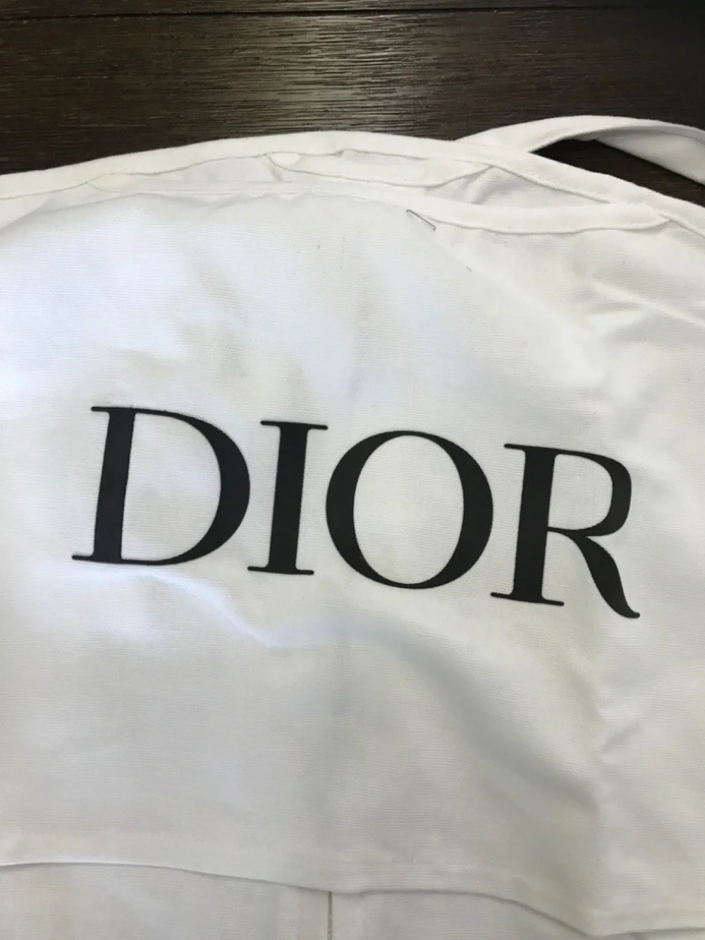 DIOR ZIPPERED DRESS BAG