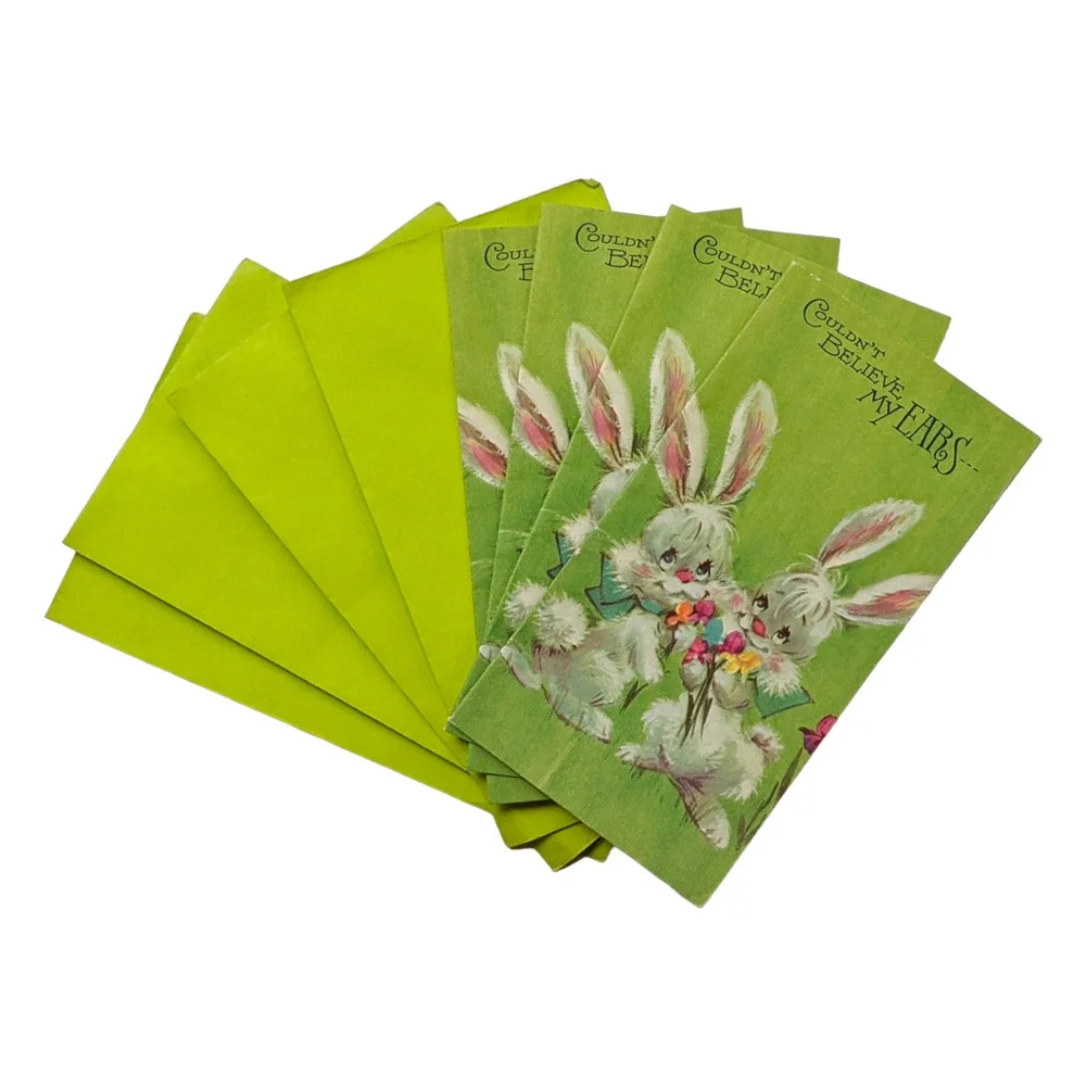 Vintage 60s Blank Greeting Cards 