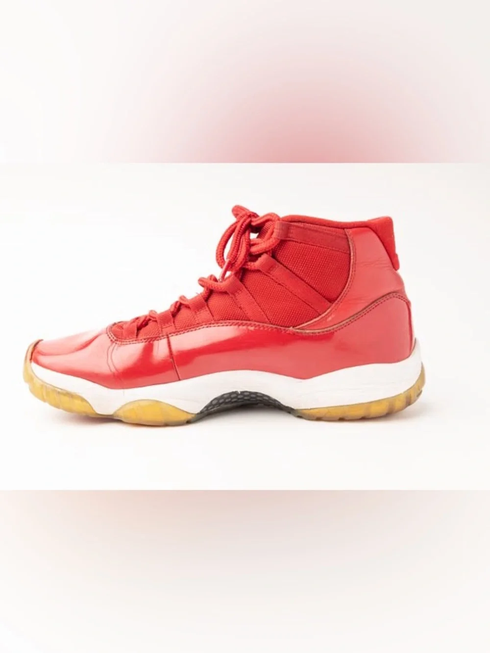 Nike Air Jordan 11 Retro Win Like 96 Gym Red Patent Leather Men's Size 11
