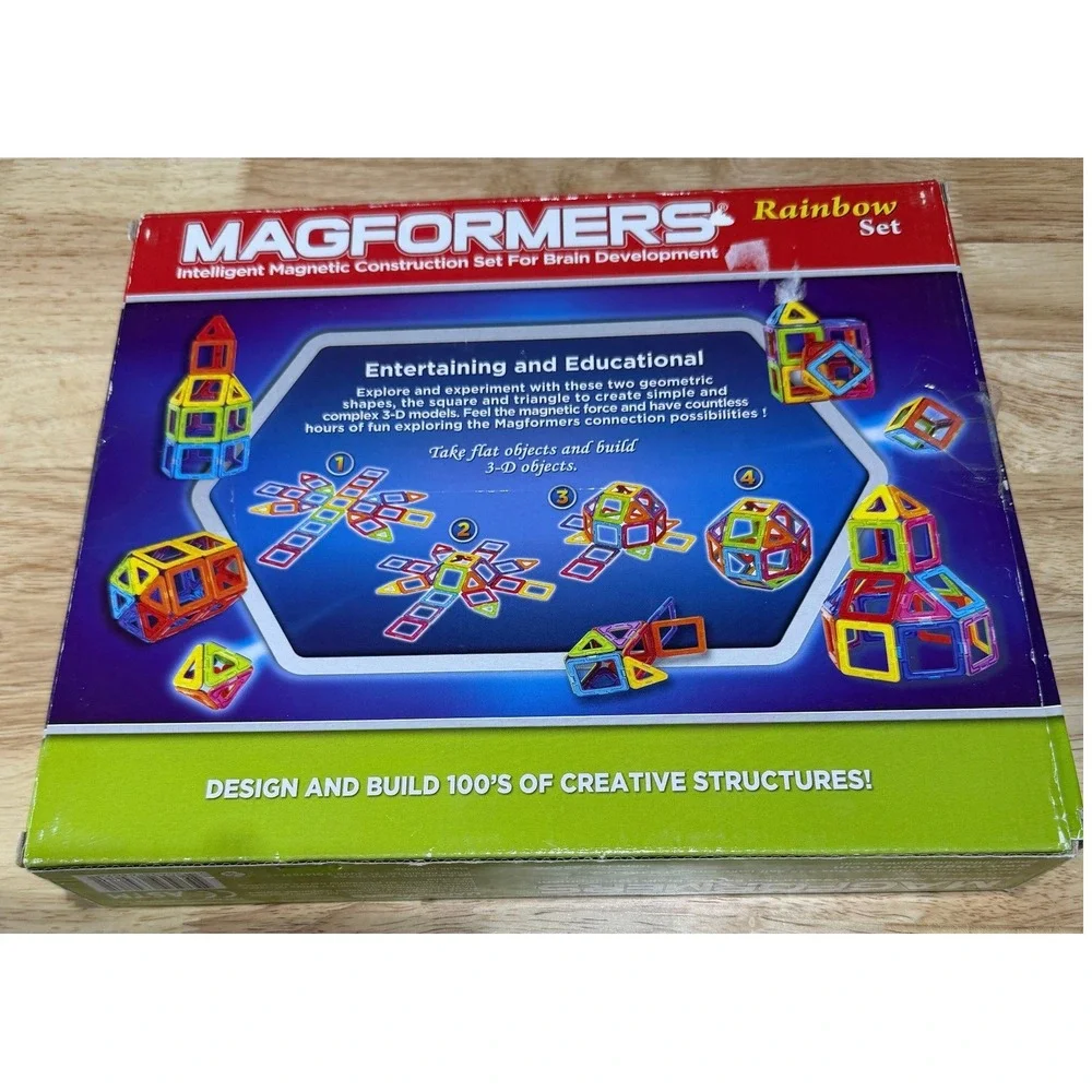 Magformers pictured rainbow