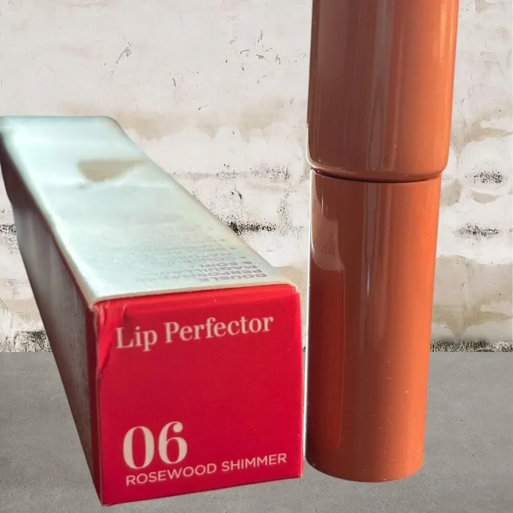 Clarins Lip Perfector Lip Gloss Rosewood Shimmer NIB