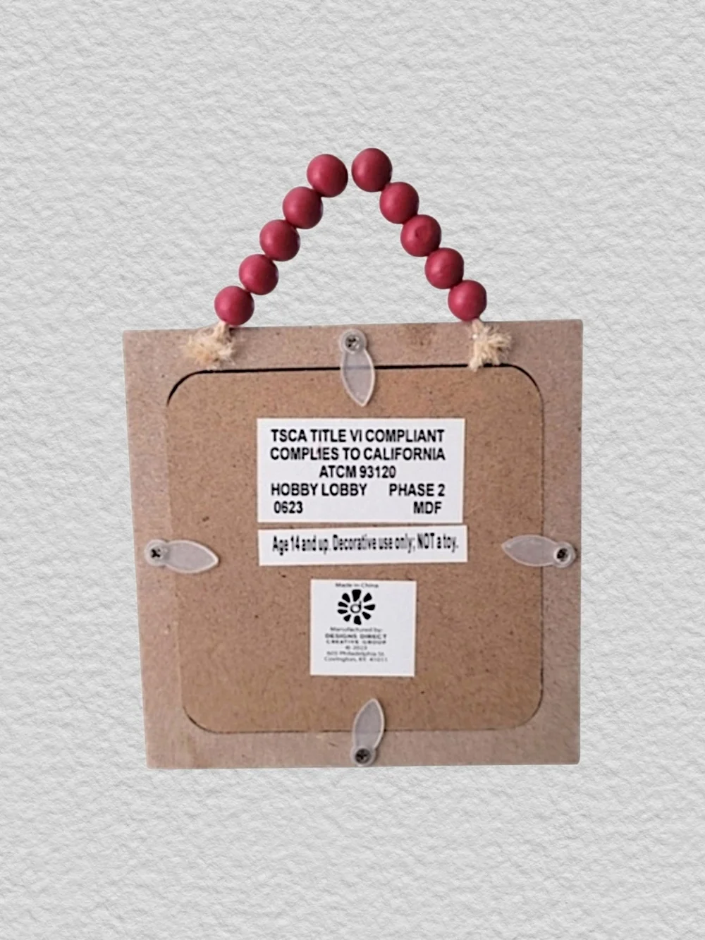 Hobby Lobby decorative hanging