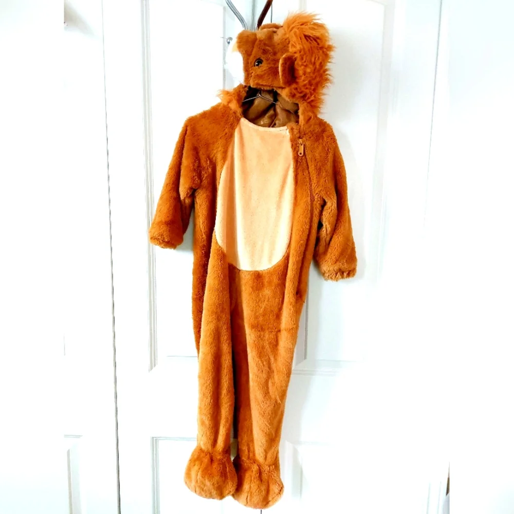 Lion‎ Costume toddler 2-3T zoo halloween animal Wizard of Oz