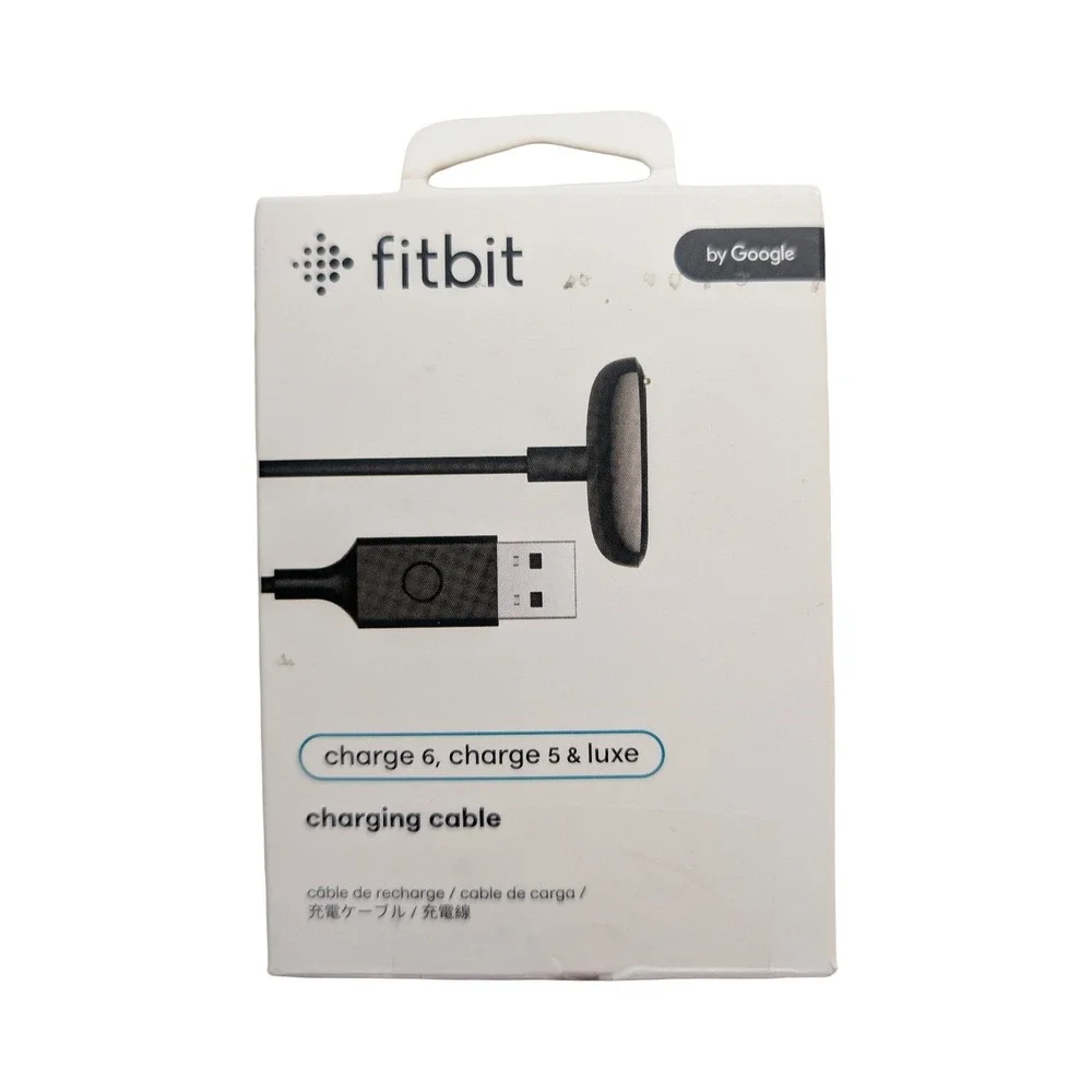 31-U Fitbit - Charge 6, Charge 5, & Luxe USB-C Fast Charging Cable - Black