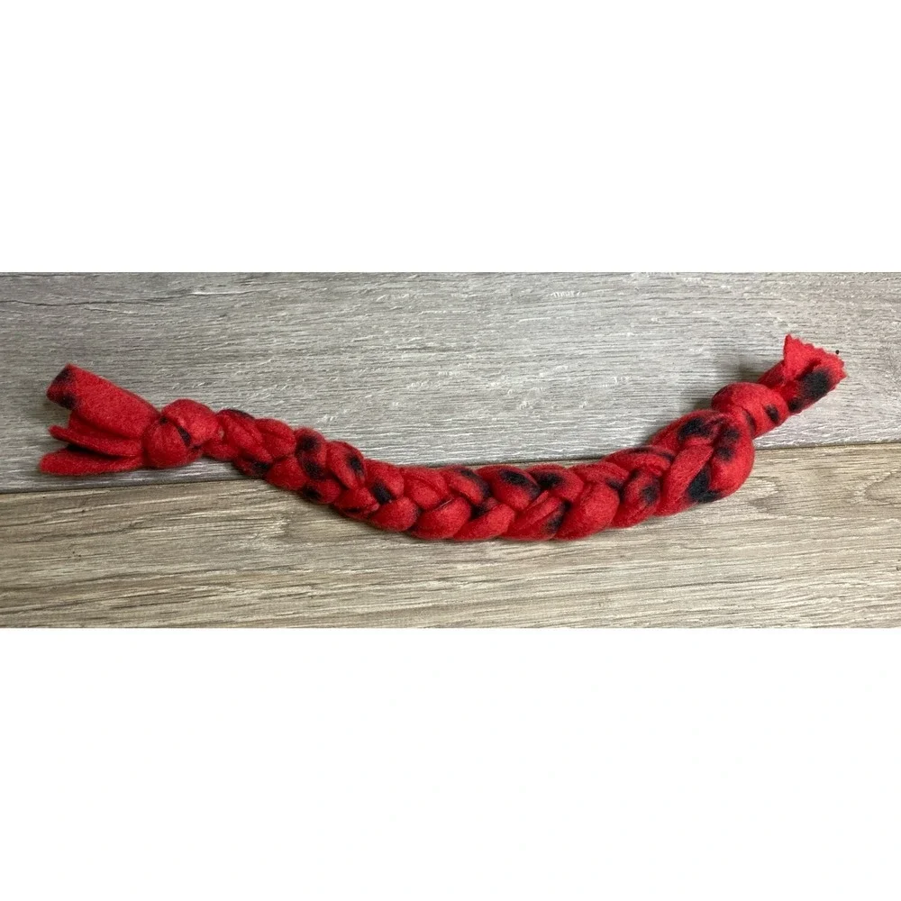 Handmade Fleece Dog Rope Chew Toy 14