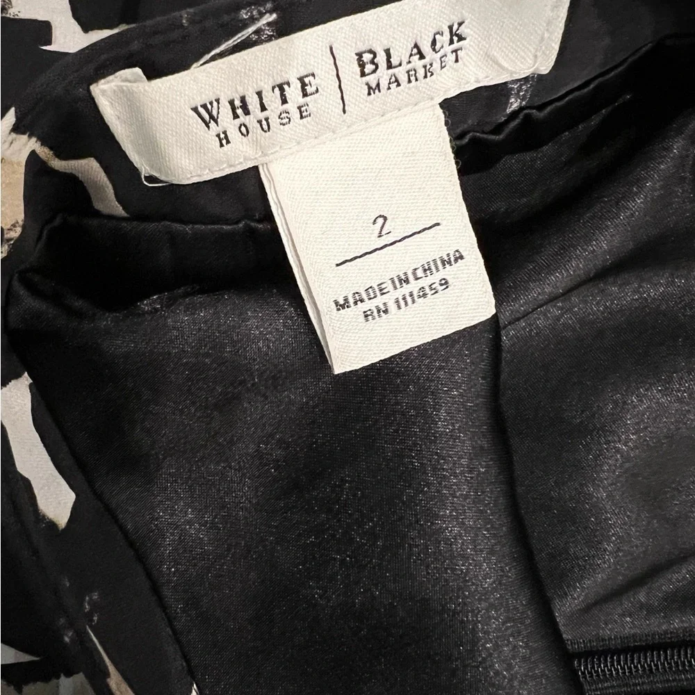White House Black Market lining underneath