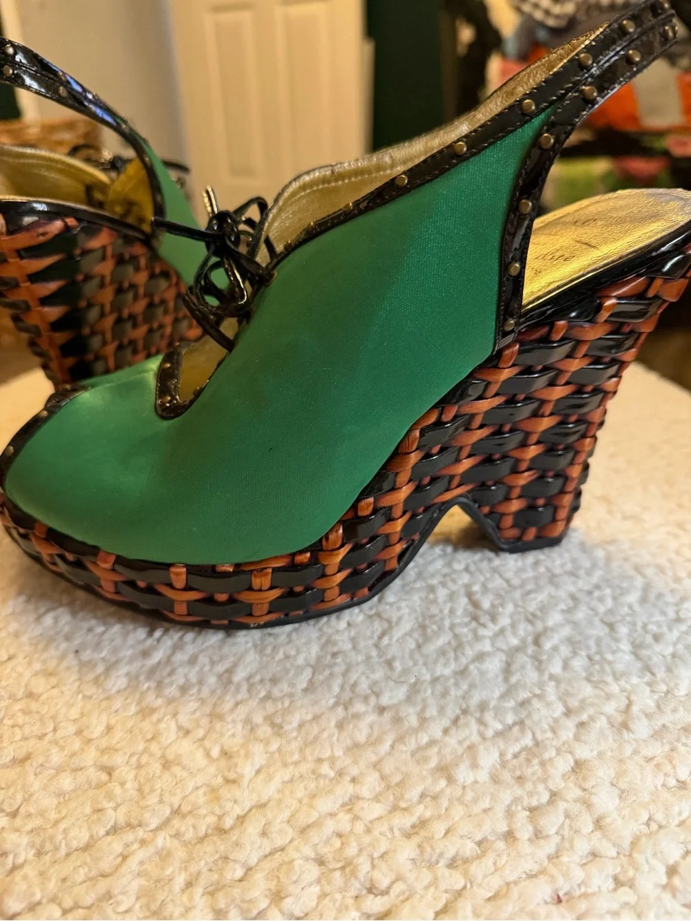 Le Due by Due Farina Green Platform