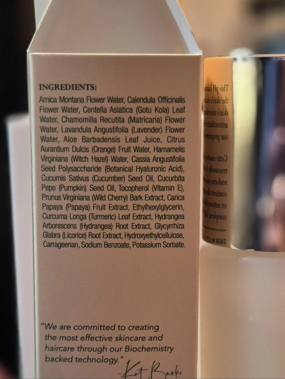 Kat Burki lightweight essence