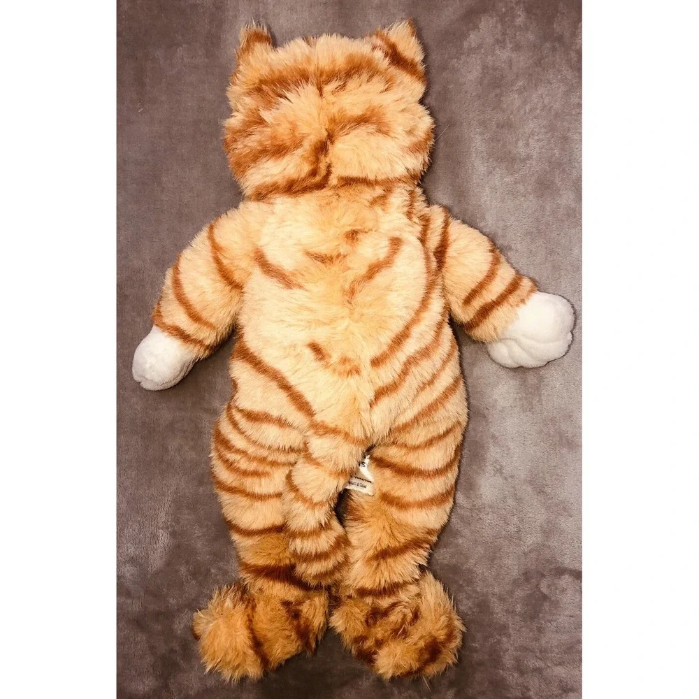 Vintage 2002 Build A Bear Orange Cat With Outfit Sketchers‎ Shoes BABW
