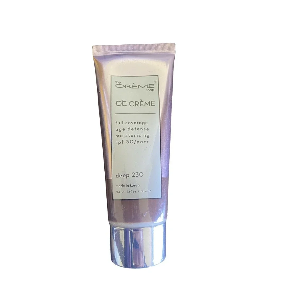 Creme Shop CC Creme Full Coverage Age Defense Moisturizing SPF‎ 30 Deep 230