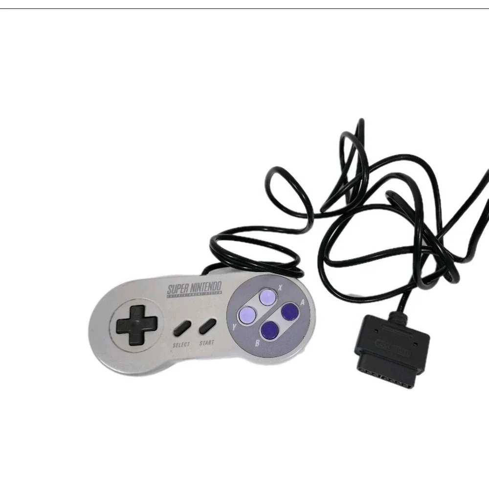 Nintendo Super NES Controller‎ SNES Classic Original Gray Wired Gamepad