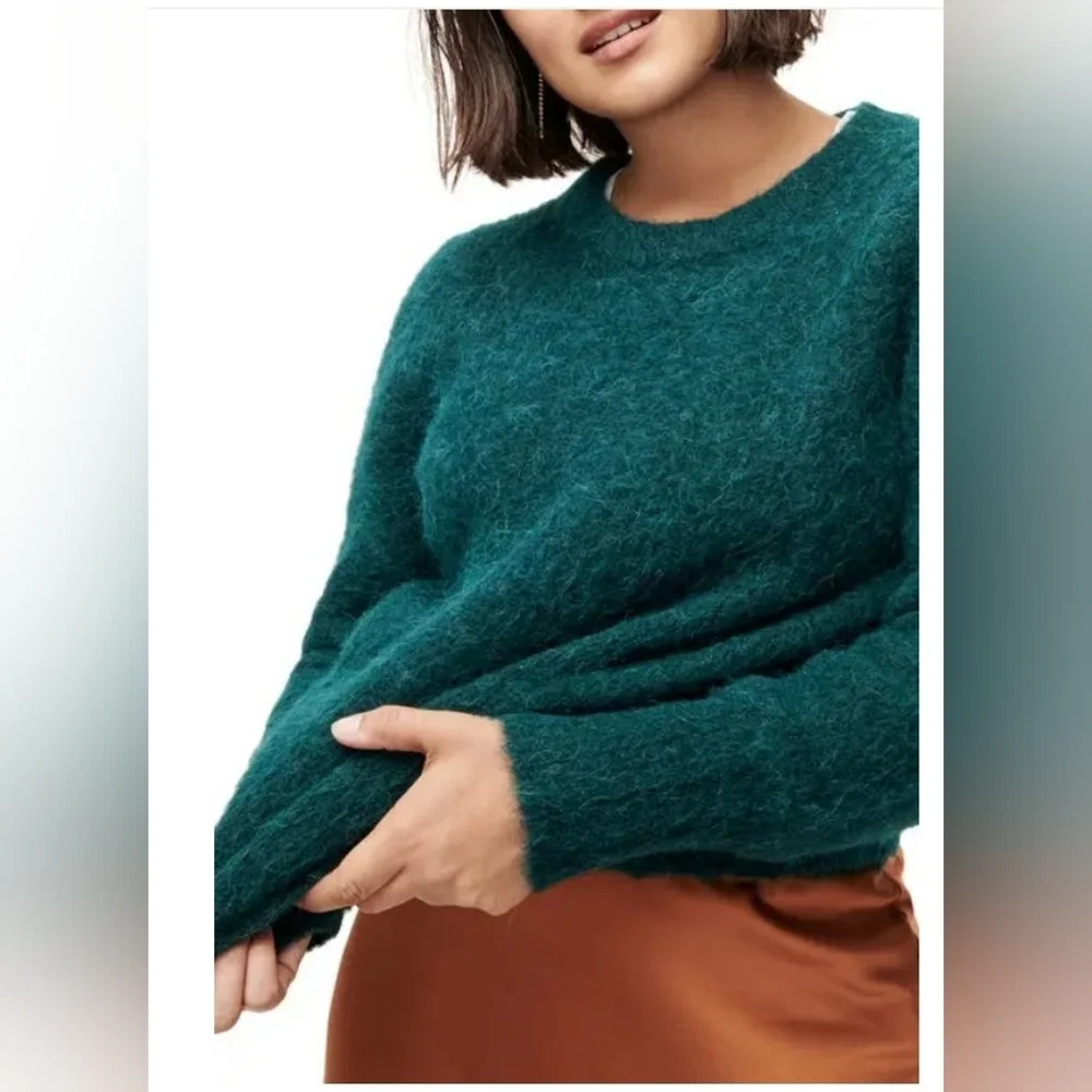 J. Crew Old Forest Alpaca Crew Neck‎ Sweater
