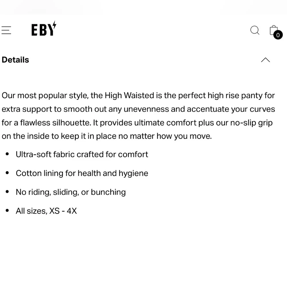 EBY women’s raindrop
